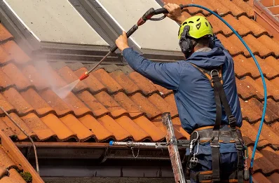 Démoussage et hydrofuge de toiture à Drulhe